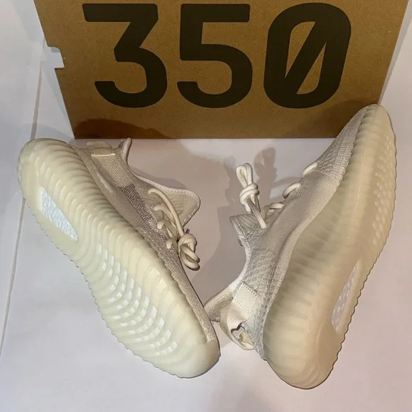 Adidas Yeezy Boost 350 V2 Pure White - BONE Sneakers BRAND NEW - Picture 2 of 7